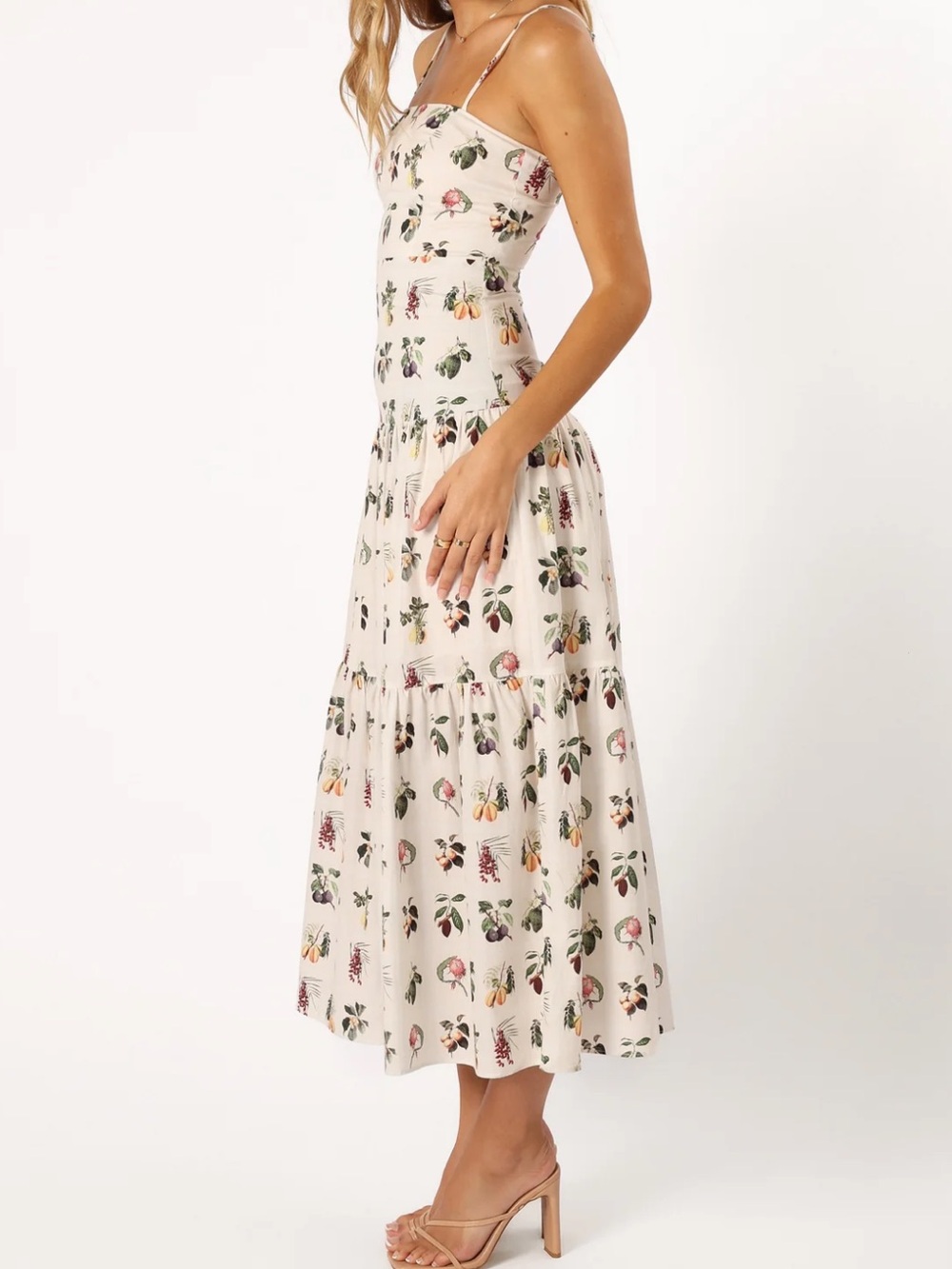 NWT Petal & Pup Botanique Midi Dress - Floral - Picture 2 of 9